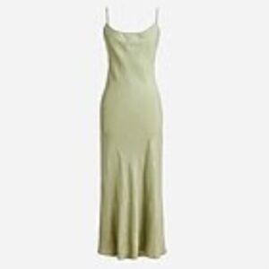 J. Crew GWYNETH CUPRO-BLEND SLIP DRESS